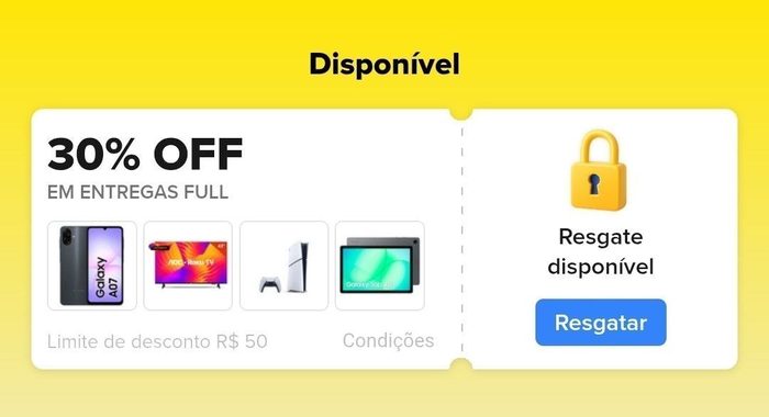 3. Depois clique em "Cupons relâmpago do 9.9"