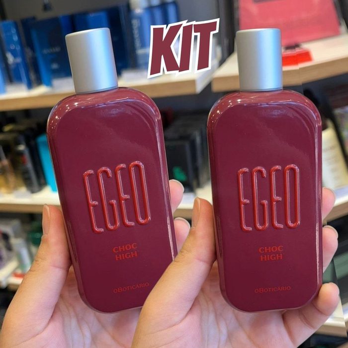 Combo Egeo Choc High Desodorante Colônia 90ml 2 itens