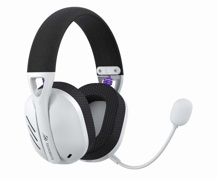 Havit Fone de Ouvido Headset Gamer Fuxi-H3 White Black, Com Fio e Sem Fio, Wireless 2,4GHz, Bluetooth