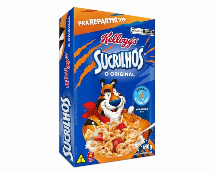 5 UNIDADES: Cereal Sucrilhos® Original Kellogg's® 690g