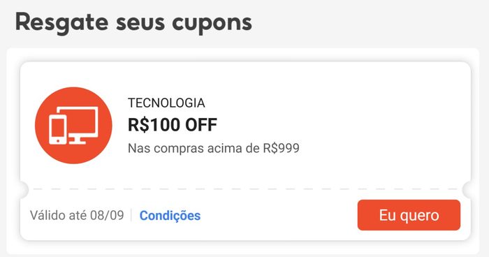 ⚠️ Cupons Shopee para resgatar!