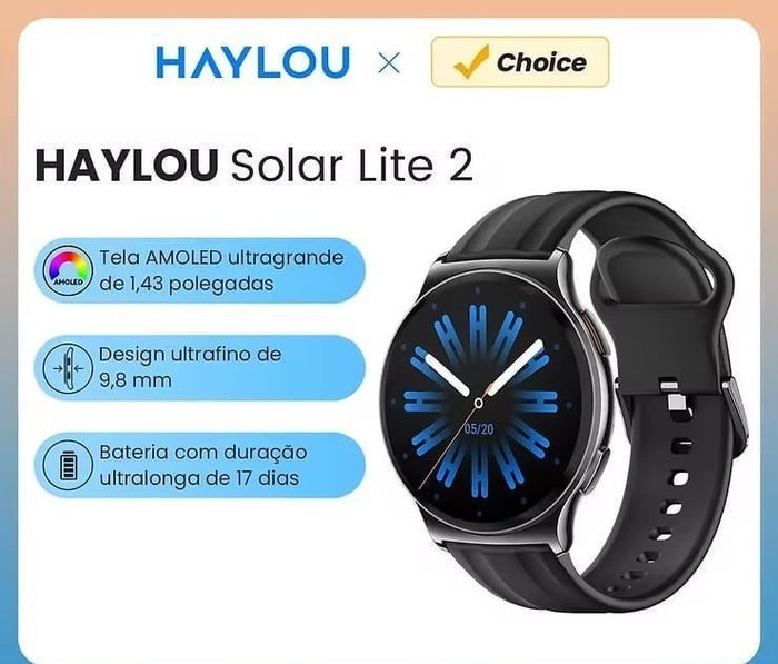 Smartwatch Xiaomi Haylou Solar Lite 2