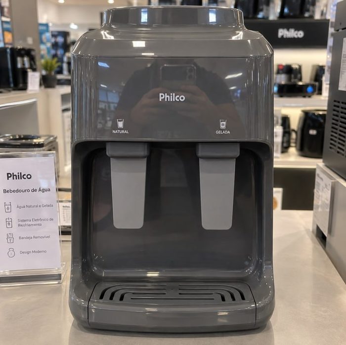 Bebedouro Philco Água Natural e Gelada Bivolt PBE10C BIV