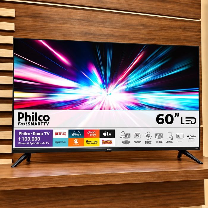 TV Philco P60VIK 60" 4K LED Roku TV