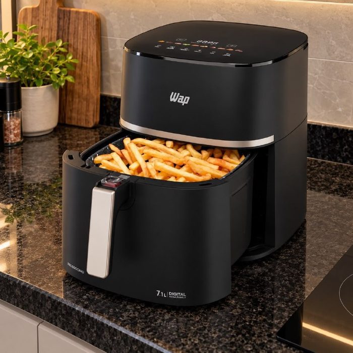 fritadeira airfry wap mega digital 7.1l 1700w 220v