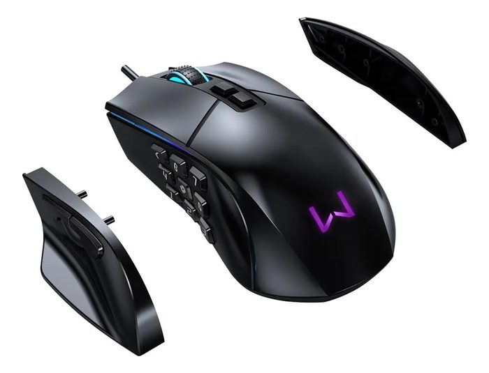 mouse gamer rolf warrior mo420 14 botões 10000dpi