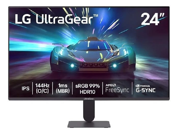 Monitor LG Ultragear 24" Full HD 144Hz 1ms