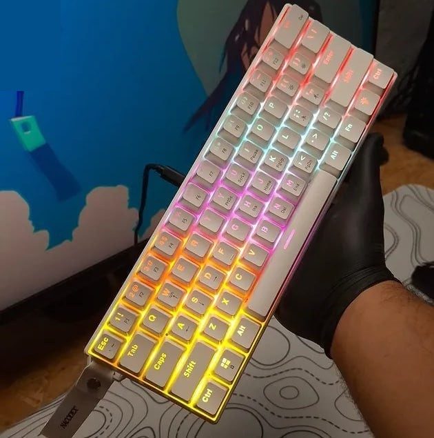 Teclado Mecânico Ajazz Nk61 60% Rgb Com Fio