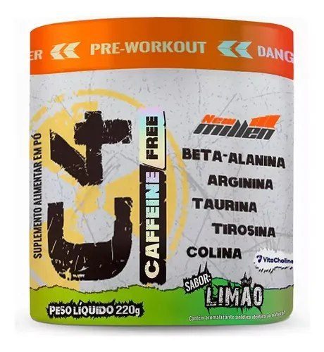 C4 Caffeine Free 220g - New Millen pré Treino Sem Cafeína Sabor Limão