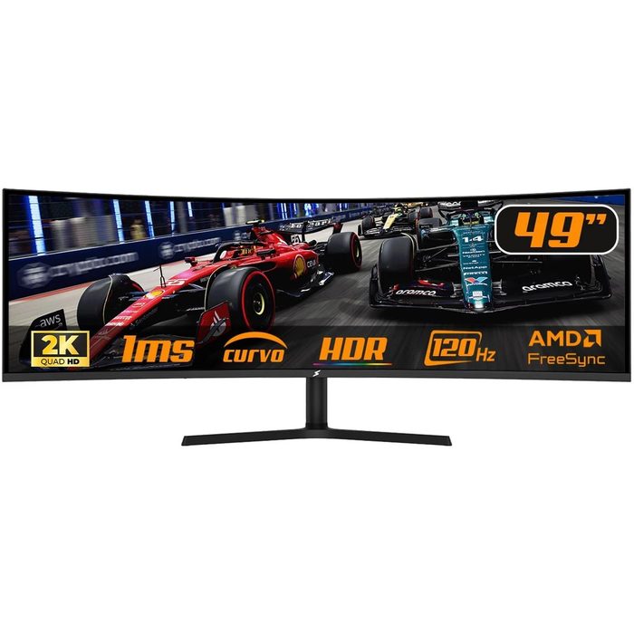 Monitor Gamer SuperFrame Enterprise 49" 120Hz