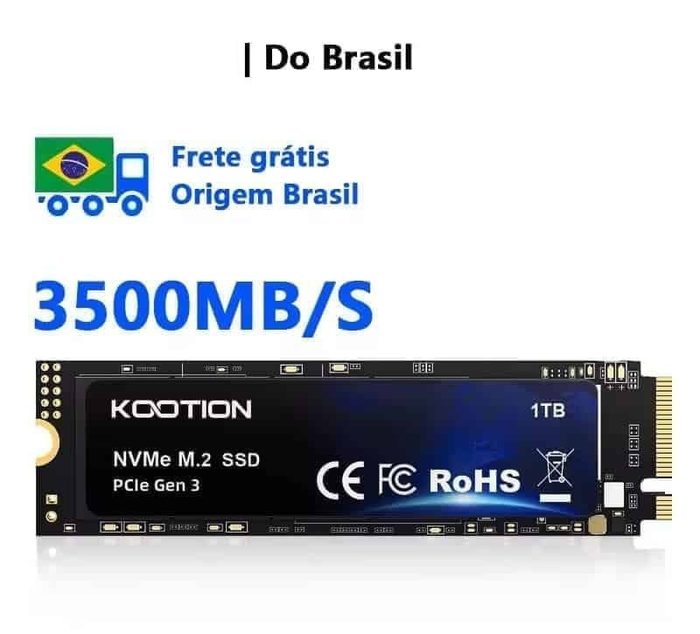 1Tb - Ssd Nvme Kootion 3500mbps