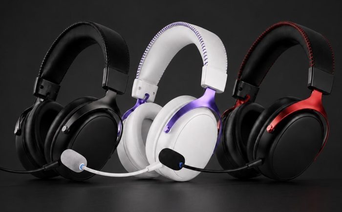 Headset Akko Verge S9 Ultra Sem Fio Driver de 53Mm 2.4G, Bluetooth, Type-C e Usb-a Duração da Bateria: 250H