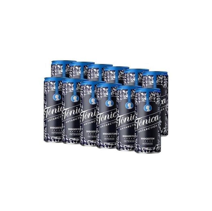 Água Tônica Antarctica, Intense, Lata 350ml, Pack com 12 unidades
