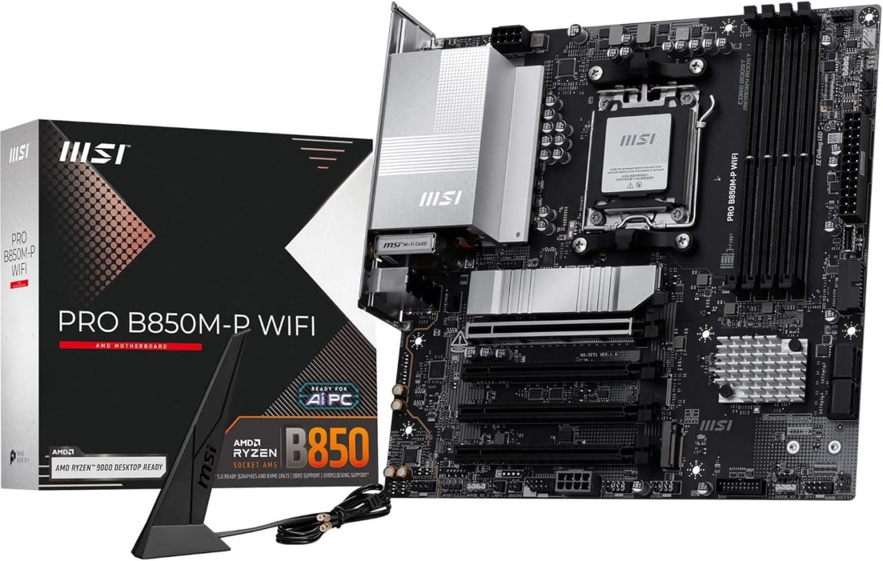 placa mãe msi pro b850m-p wifi