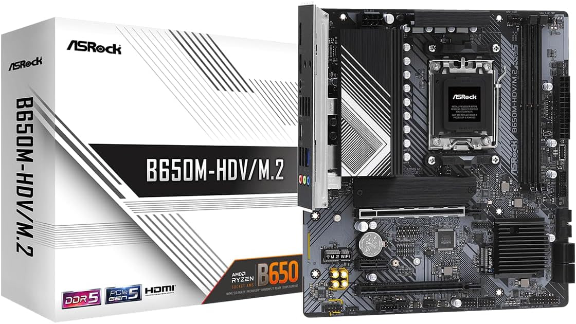 placa mãe asrock b650m-hdv/m.2 b650