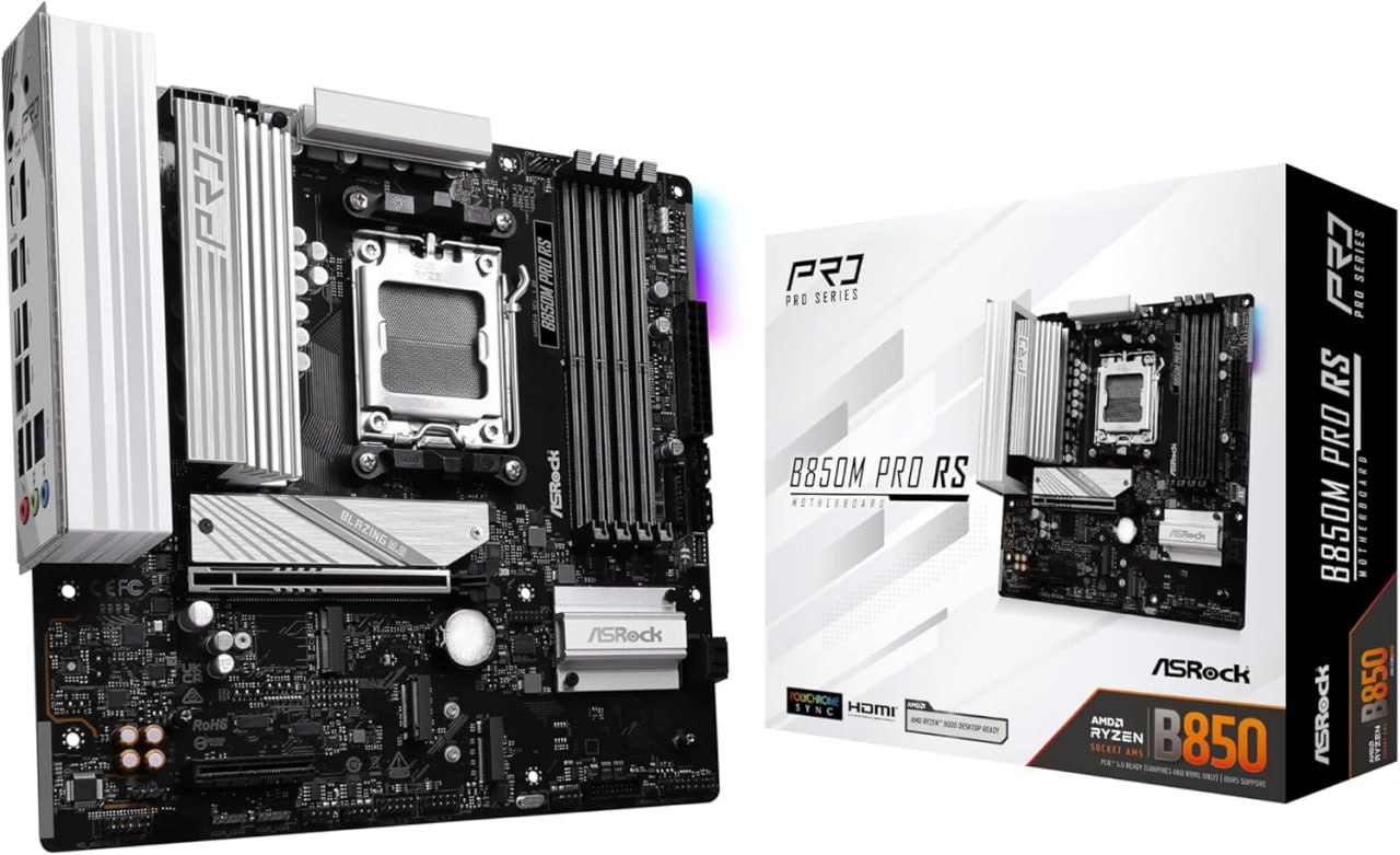 placa mãe asrock b850m pro rs