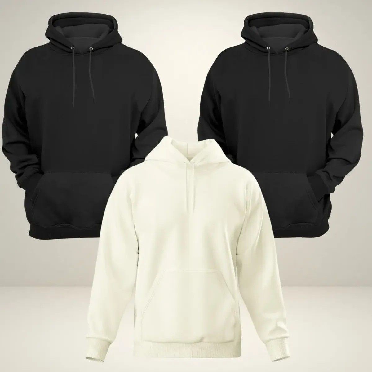 roupas kit 3 moletom masculino gramatura 300