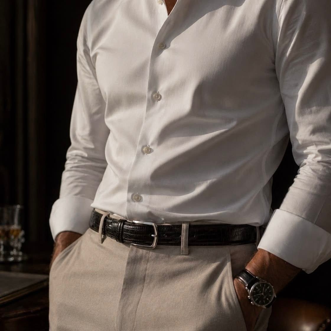 roupas camisa social masculina slim premium manga longa curta