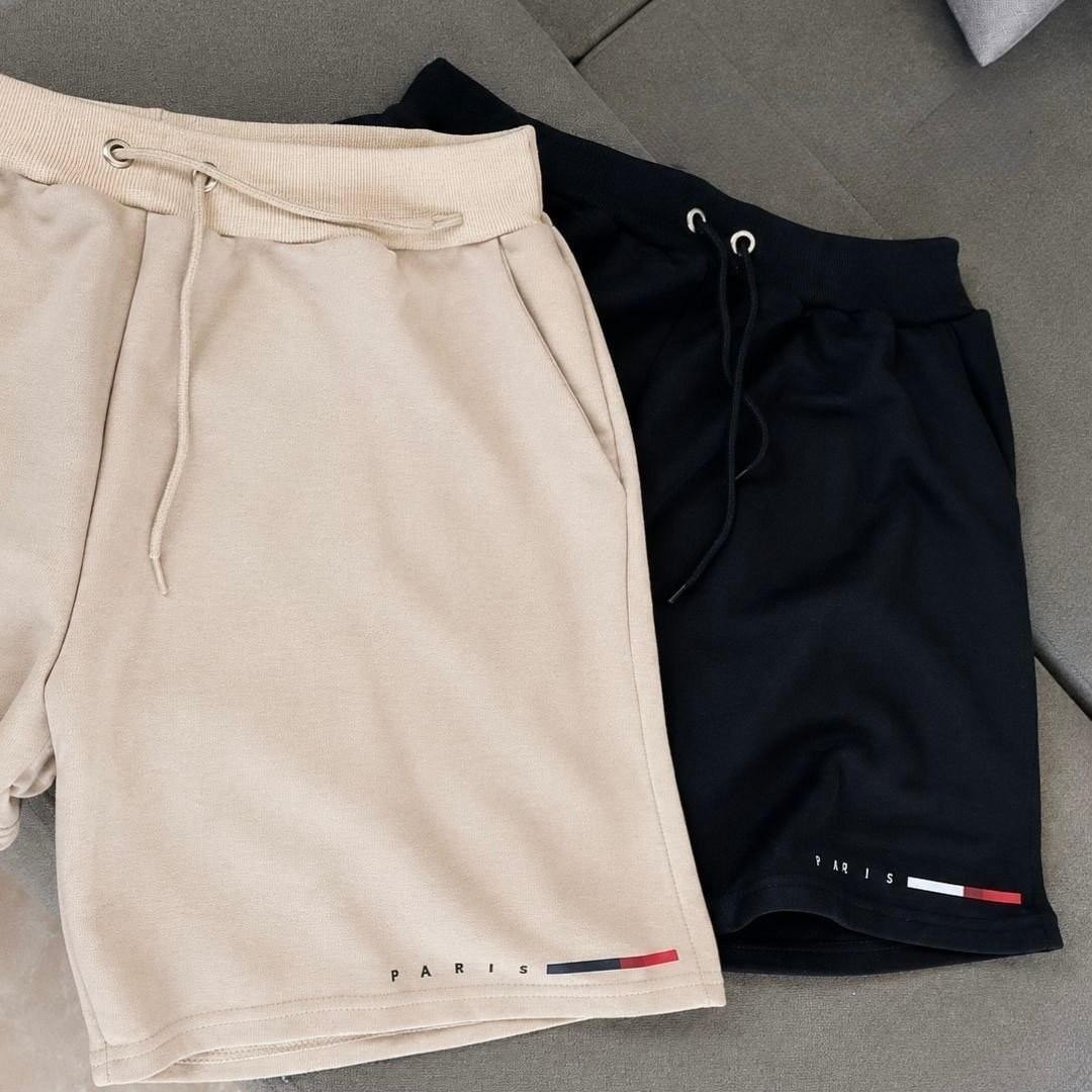 roupas bermudas de paris kit 02 bermuda casual short moletom masculina academia treino
