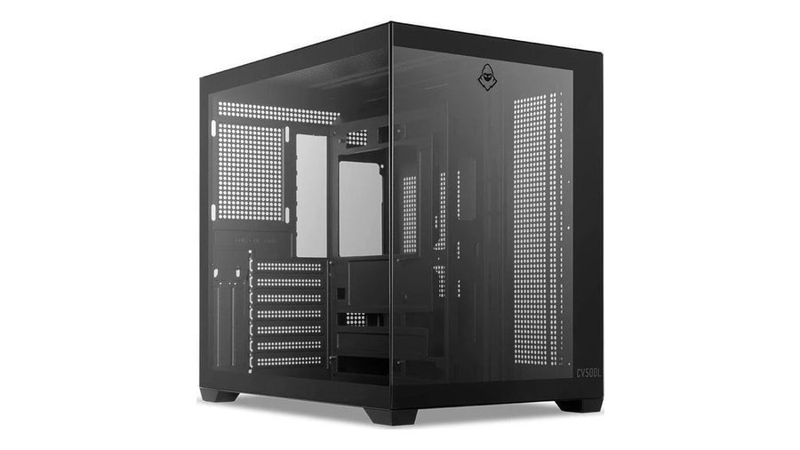 gabinete gamer mancer cv500l aquário