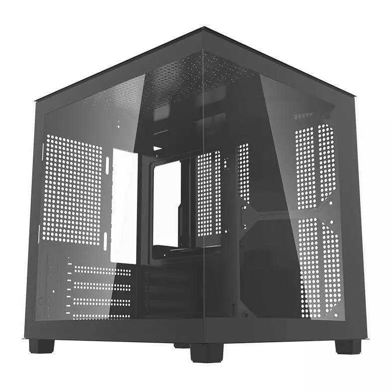 gabinete gamer aigo apollo a275 mini-tower lateral de vidro preto