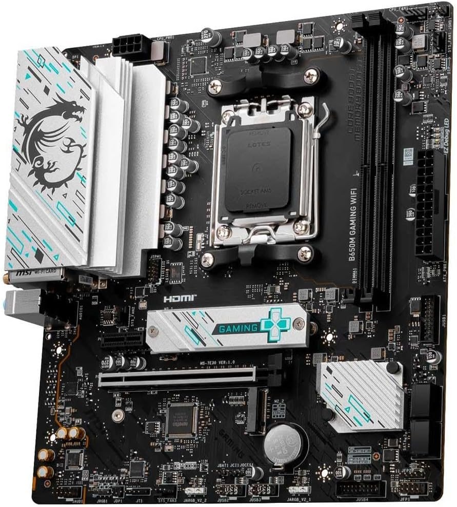 placa mãe msi b650m gaming wifi matx