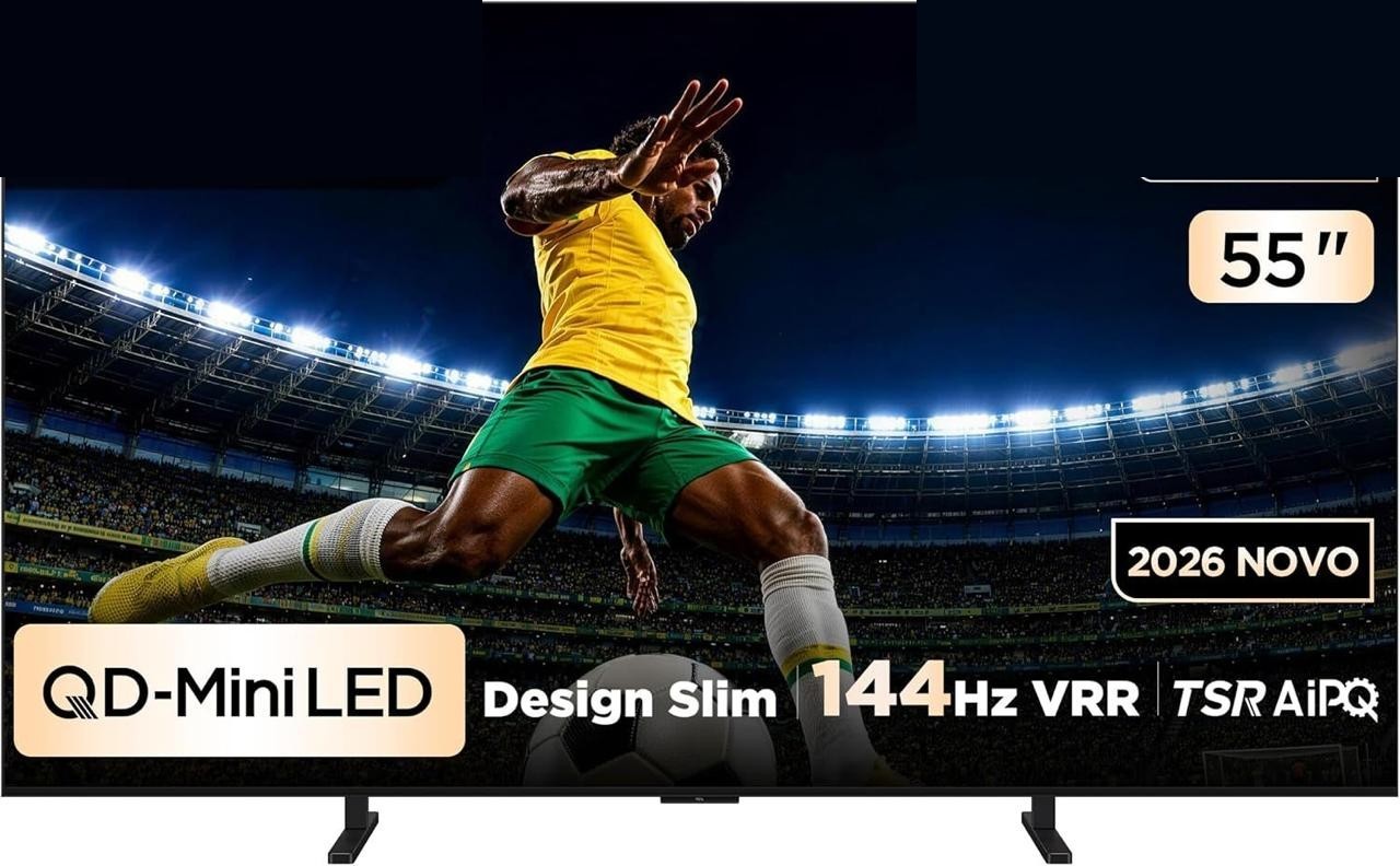 📺 Smart TV TCL A400M 55" 4K QD-Mini LED