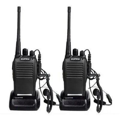 rádio de comunicação wok tok profissional longo alcance preto 127/220v