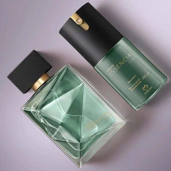 perfumes natura kit essencial sentir masculino original