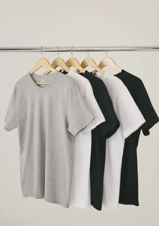 roupas hering kit 5 camisetas basica masculina algodao original