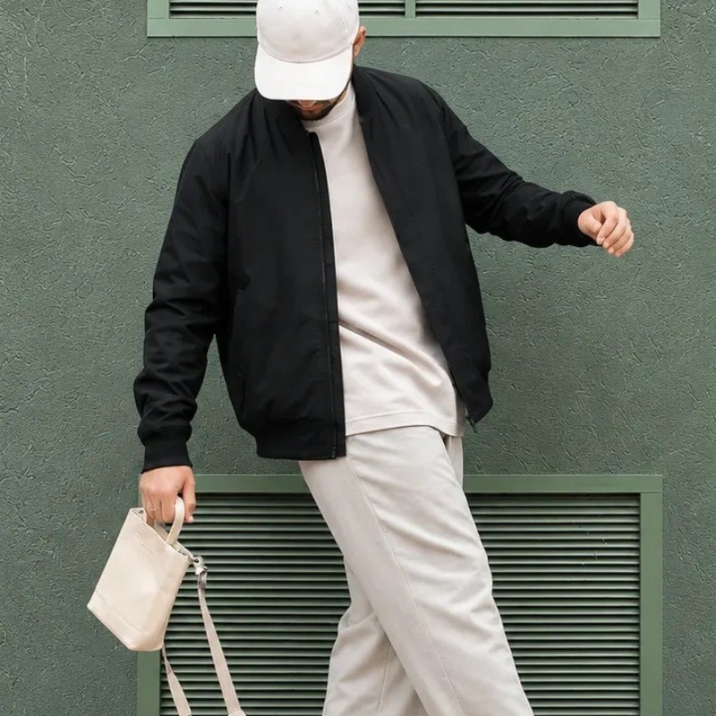 roupas bizan jaqueta masculina inverno forrada sarja estilosa premium