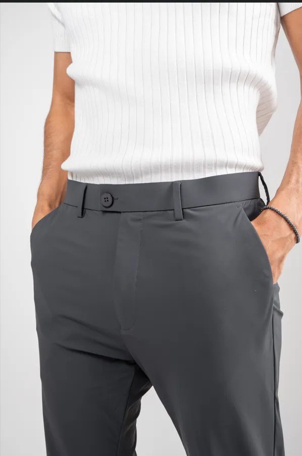 roupas calça masculina alfaiataria tecnológica confort lycra