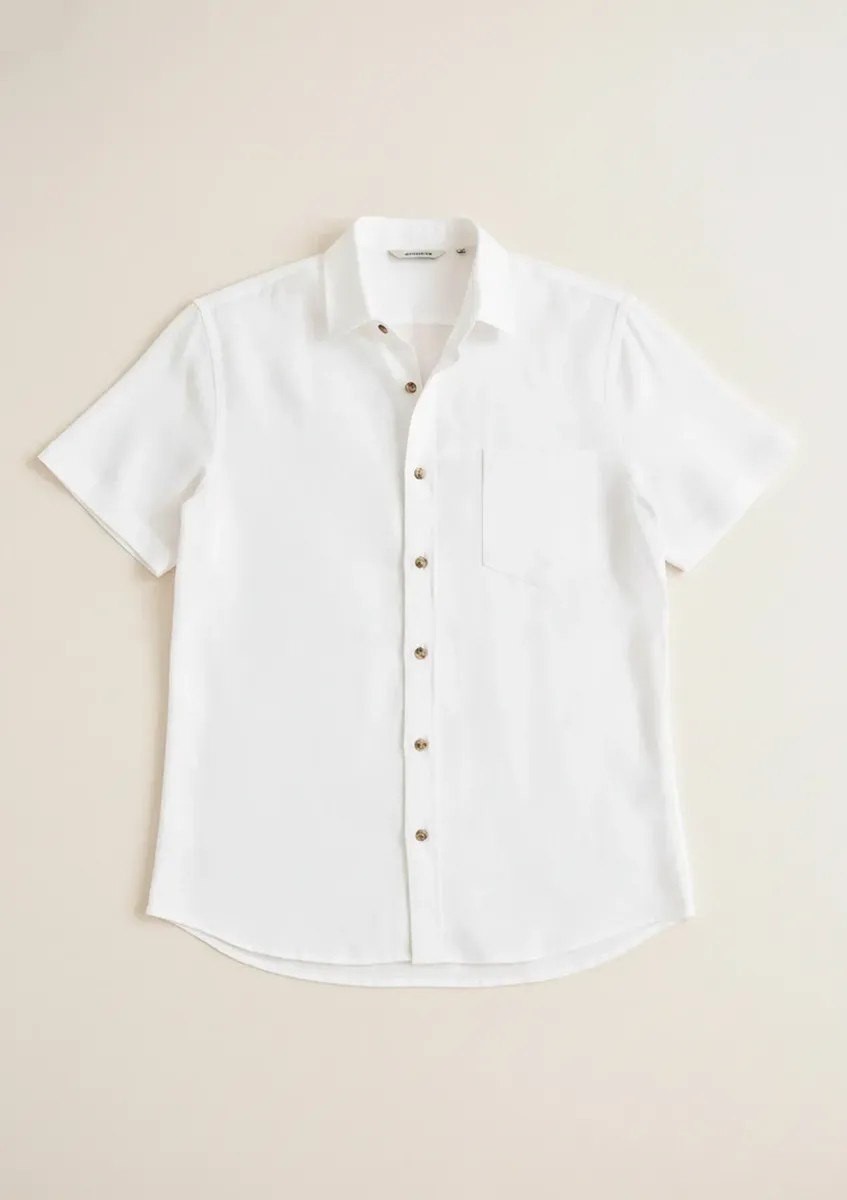 roupas hering camisa básica masculina em tecido linho