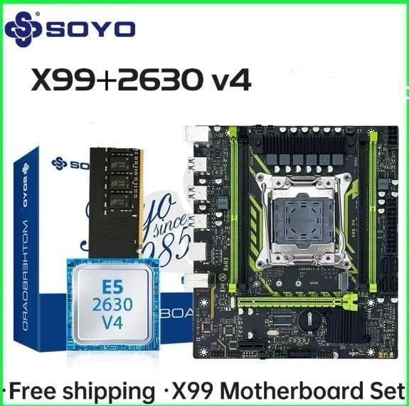 placa mãe soyo x99 d4 xeon e5 2630 v4