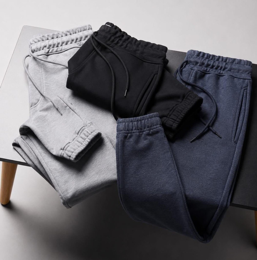 roupas fristyle kit 3 calça moletom slim jogger com bolso masculino adulto