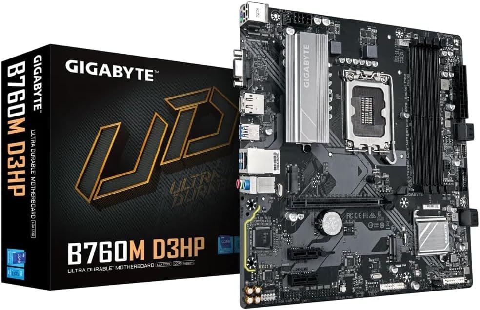 placa mãe gigabyte b760m d3hp lga 1700 ddr5