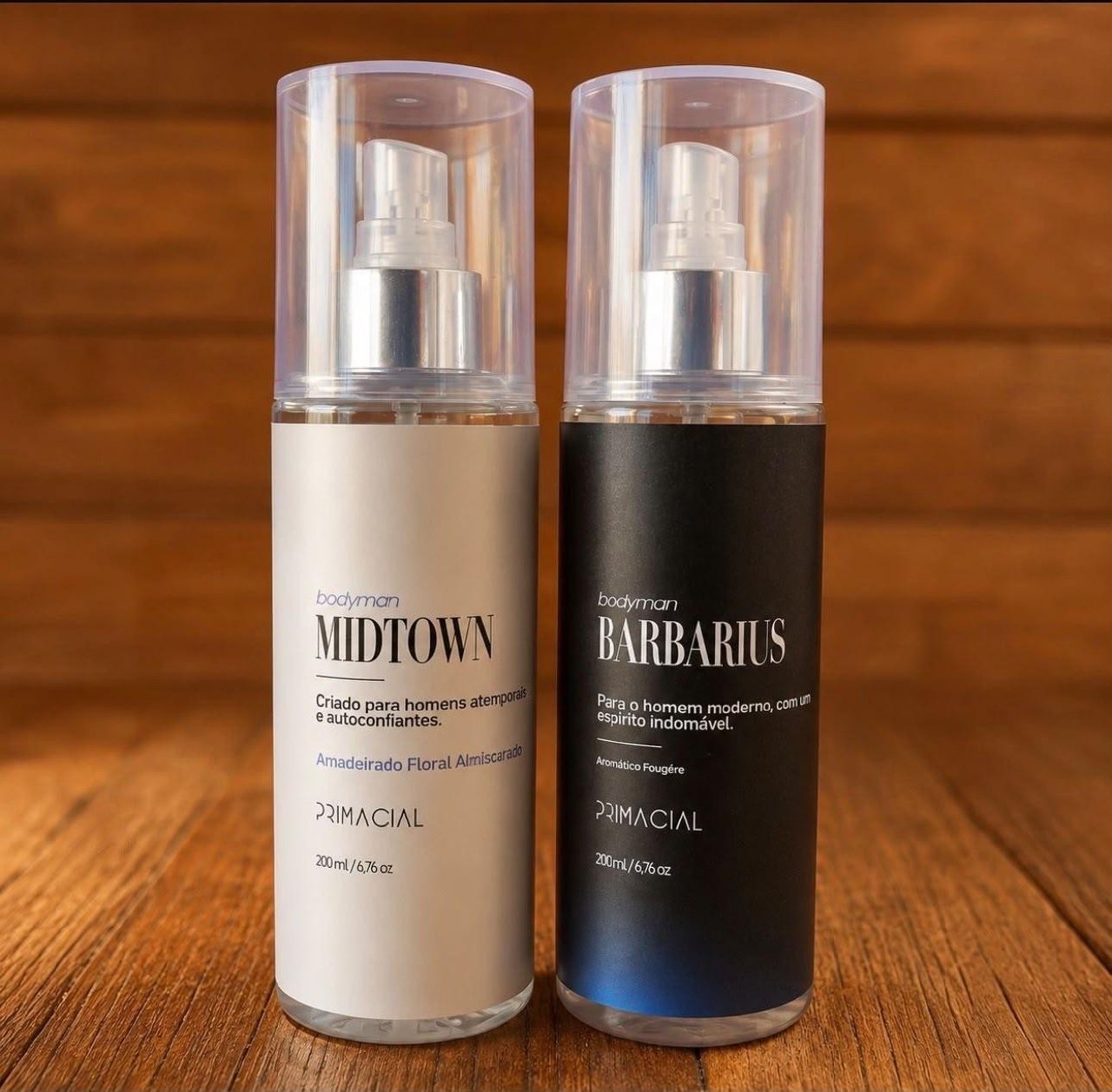 perfumaria primacial barbarius e midtown 200ml