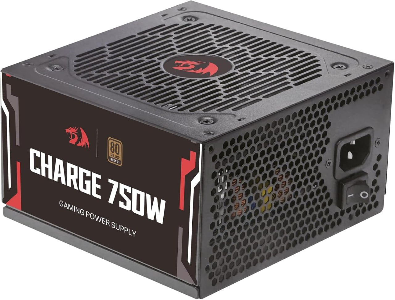 fonte redragon charge 750w preto atx 80 plus bronze capacitores 100%