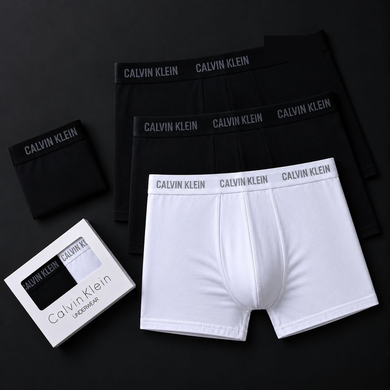 cuecas calvin klein boxer cotton kit com 4