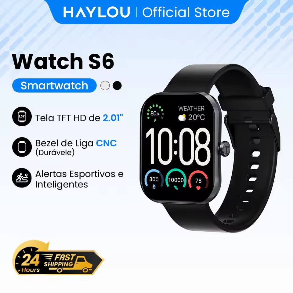 relógio smart haylou watch s6