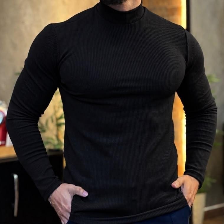 roupas kit 3 cacharrel suéter canelada masculina inverno premium