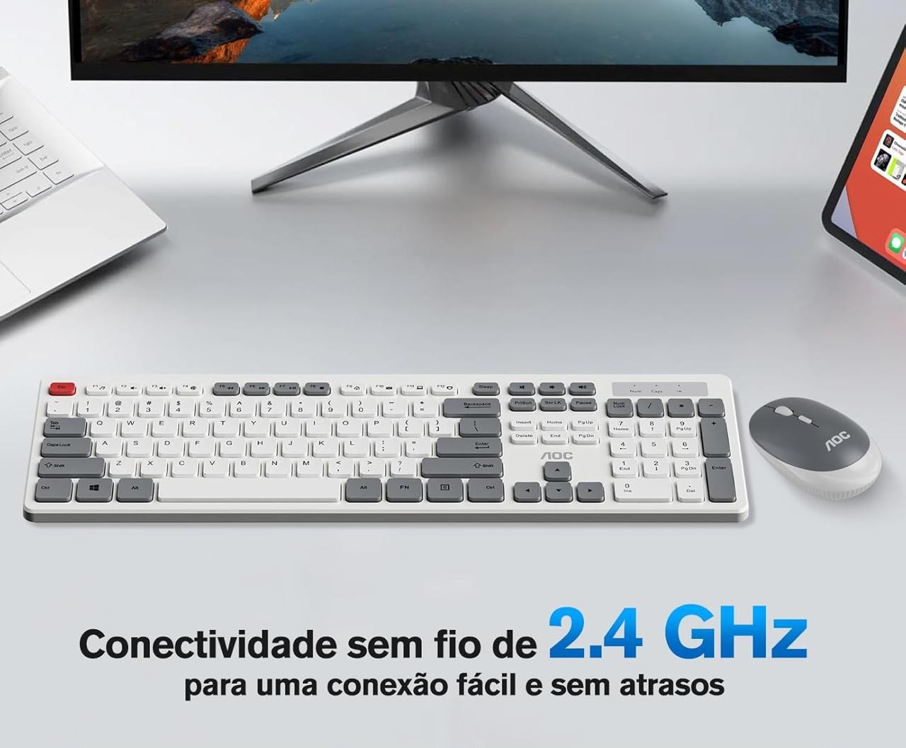 periféricos aoc km600 sem fio