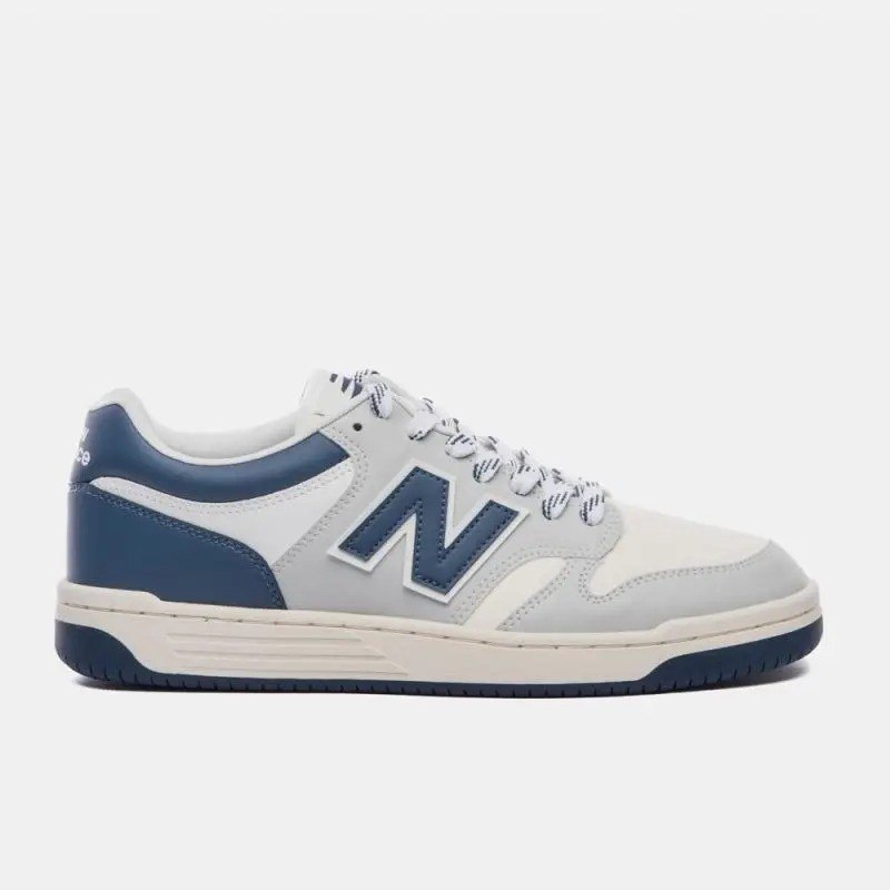 tênis new balance 480 low unsx.aa cinza lisa