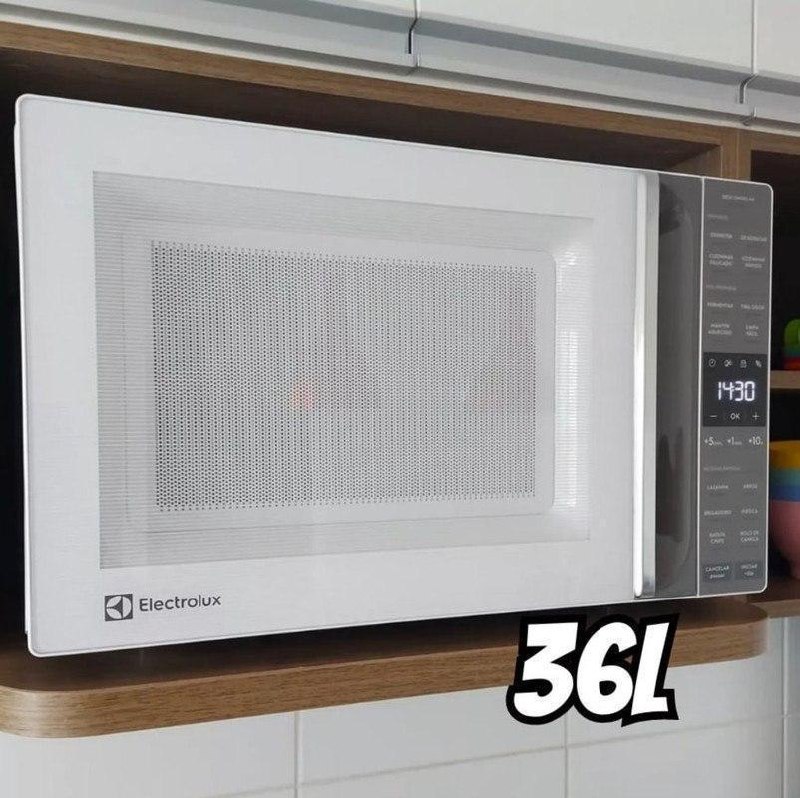 micro-ondas electrolux efficient 36l branco 220v me36b