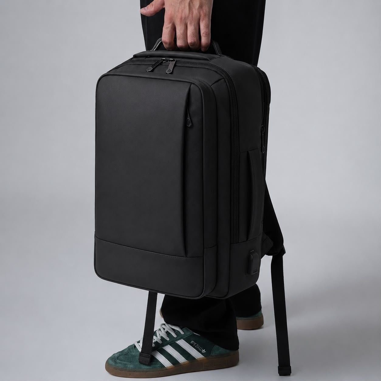 mochila homens faixa impermeável expansão
