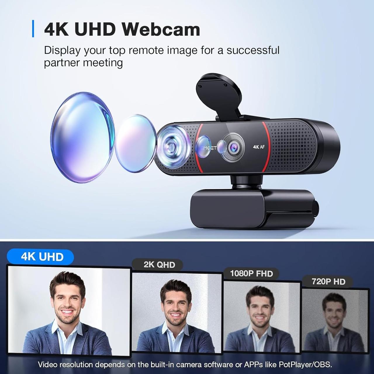 webcam emeet c960 4k