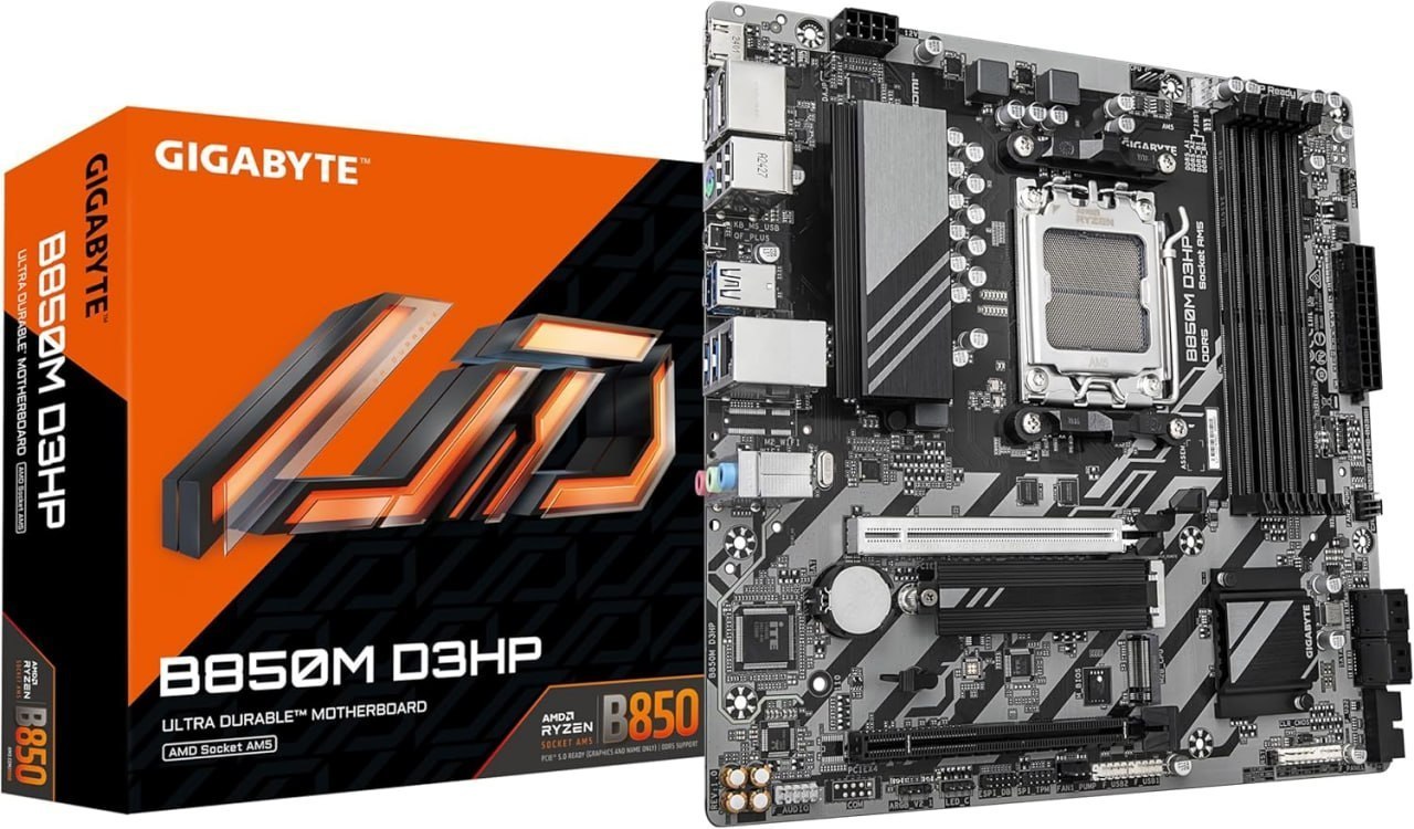 placa mãe gigabyte b850m d3hp