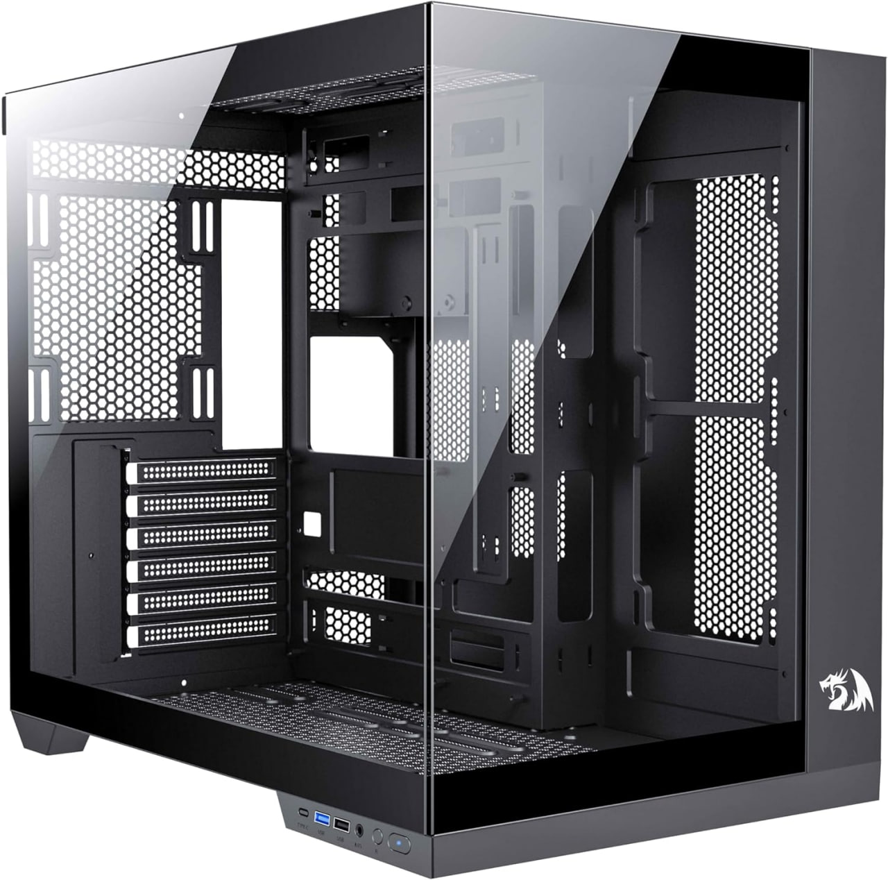 gabinete gamer redragon wideload pro ca-604b-pro