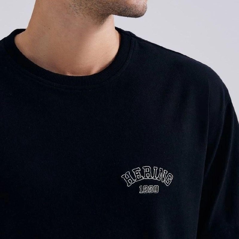 roupas hering camiseta masculina relaxed manga curta com bordado