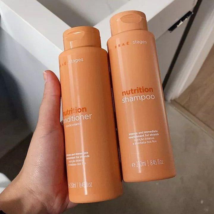cabelos braé stages nutrition duo 2 produtos